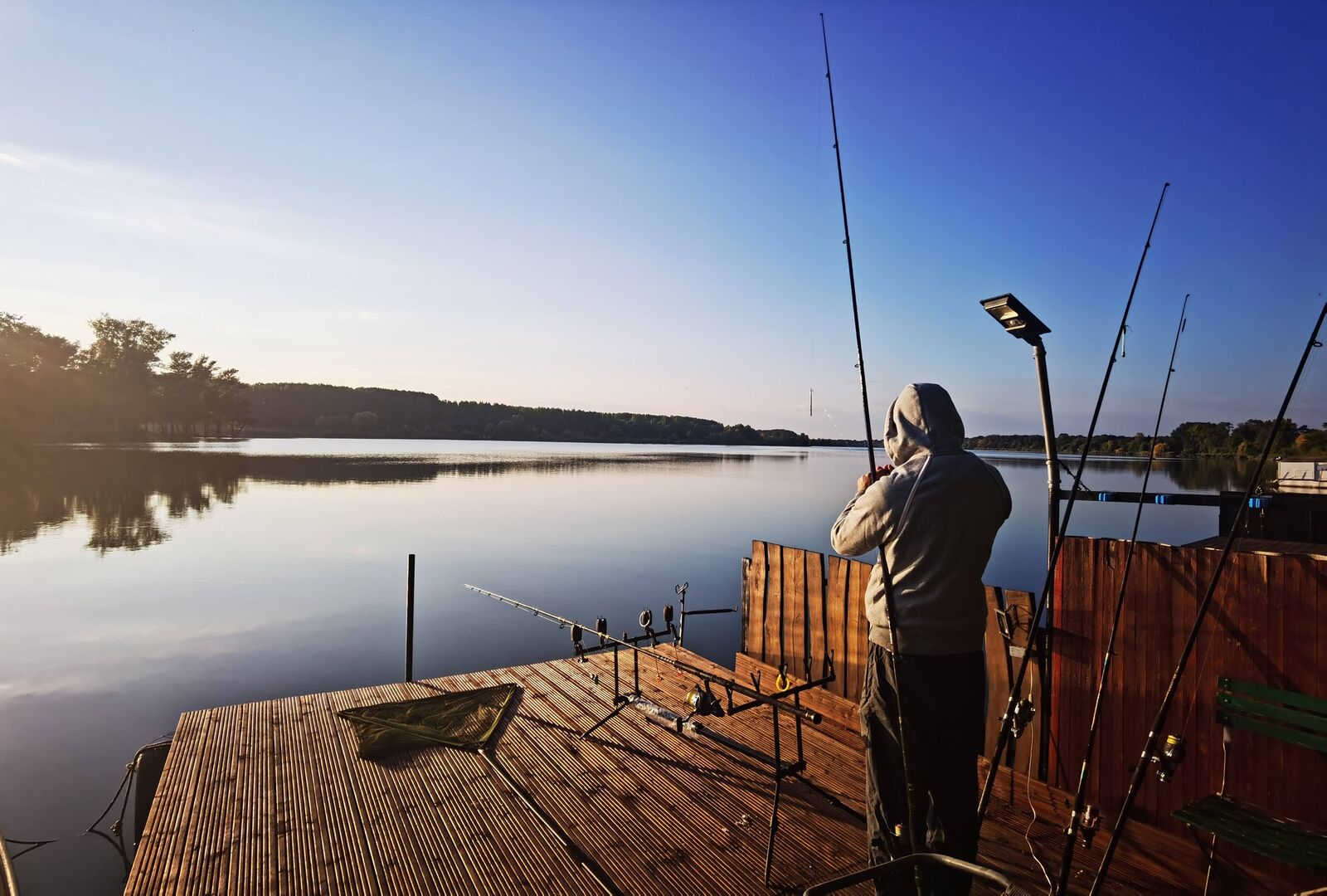 Stég drónfelvétel